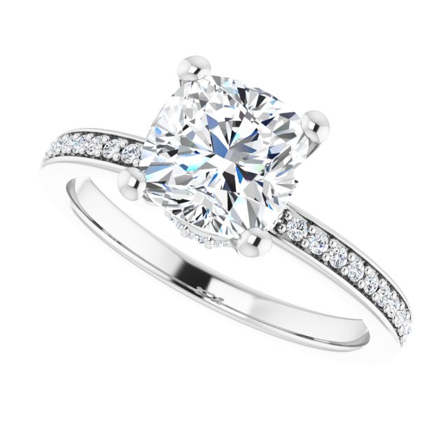 Accented Engagement Ring