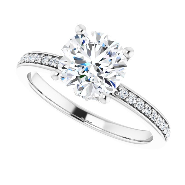 Accented Engagement Ring