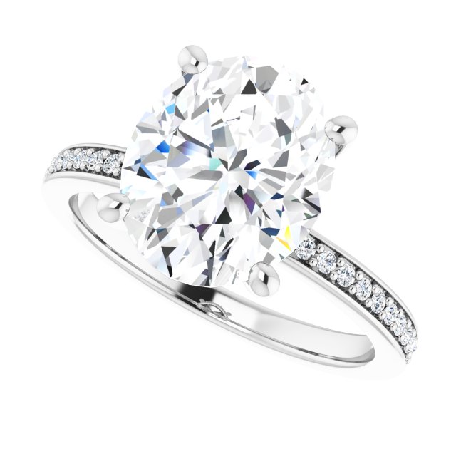 Accented Engagement Ring
