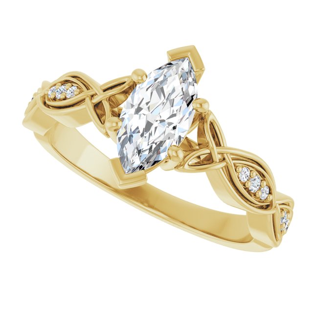 Accented Engagement Ring