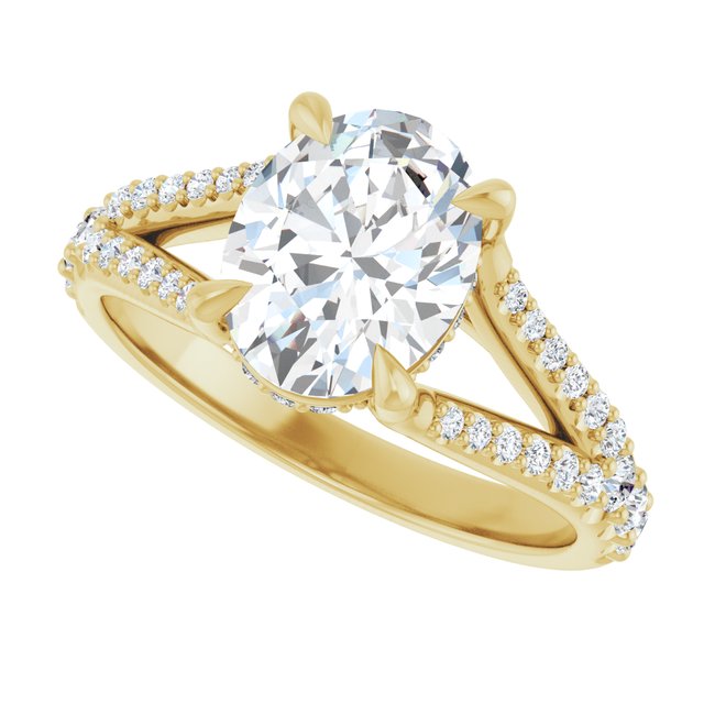 Accented Engagement Ring