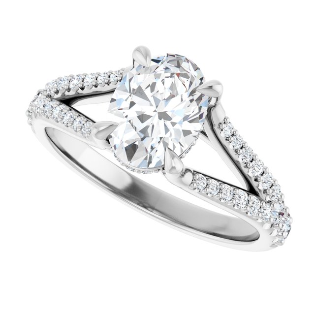 Accented Engagement Ring