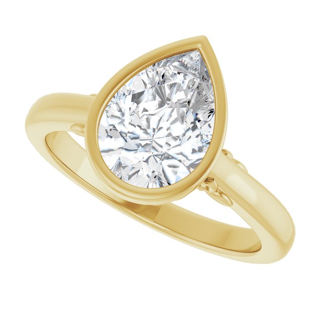 Bezel-Set Engagement Ring