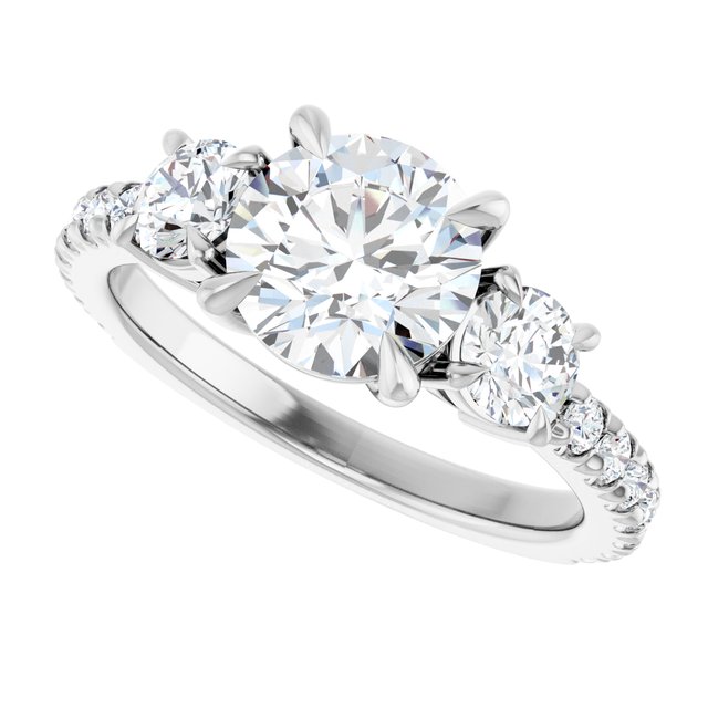Three-Stone Engagement Ring