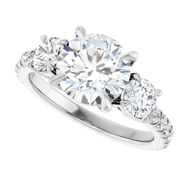 Three-Stone Engagement Ring