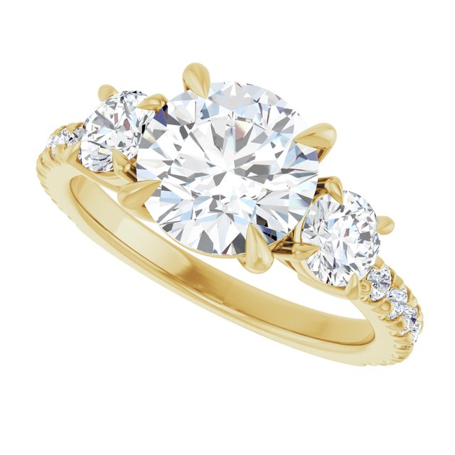 Three-Stone Engagement Ring