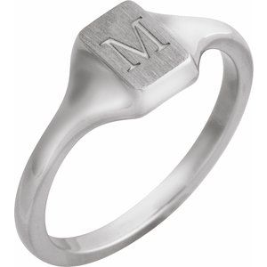 Platinum Signet Ring