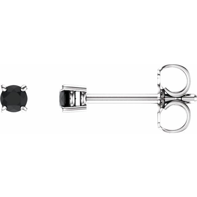 Round 4-Prong Lightweight Stud Earrings