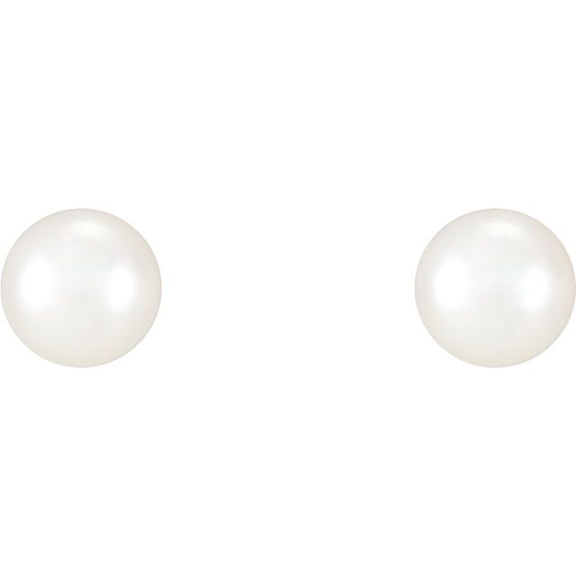 Pearl Stud Earrings