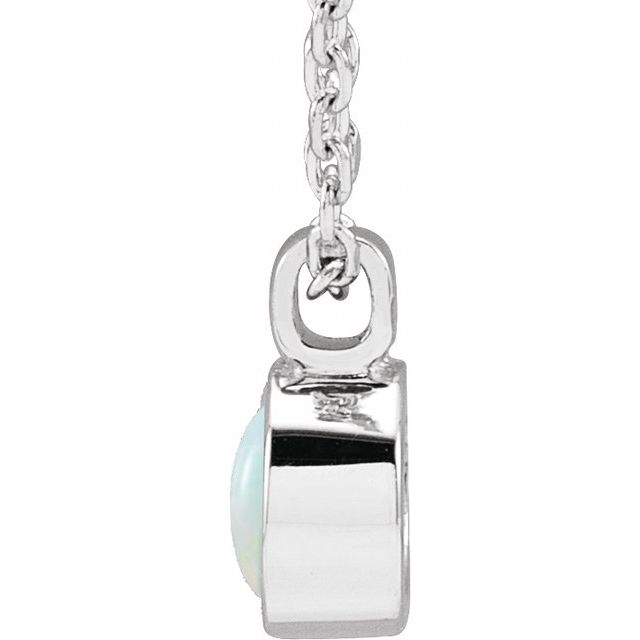 Bezel-Set Necklace or Pendant