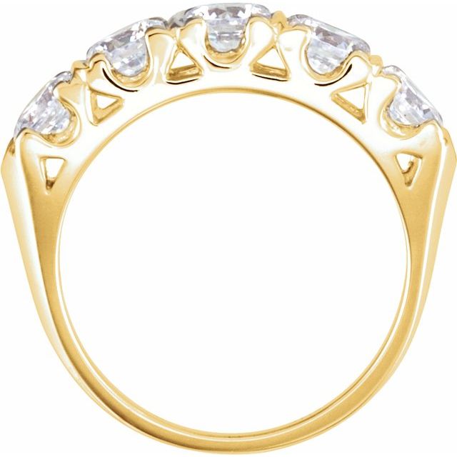 Charles & Colvard Moissanite? Five-Stone Anniversary Band