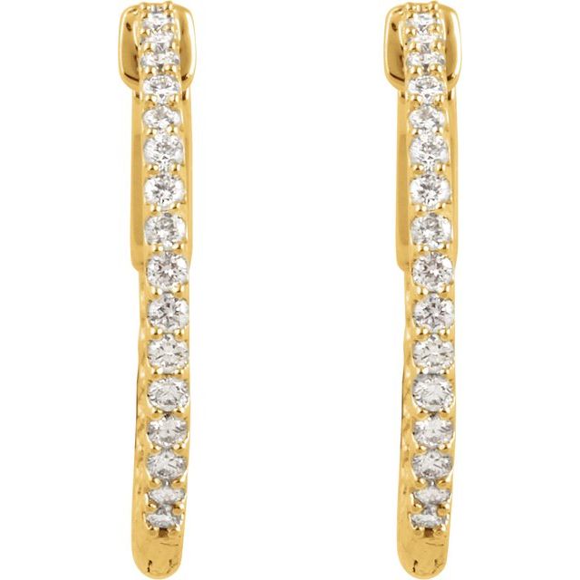 Inside-Outside Hoop Earrings