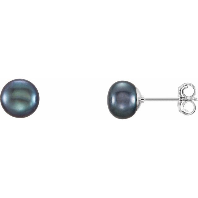 Pearl Stud Earrings