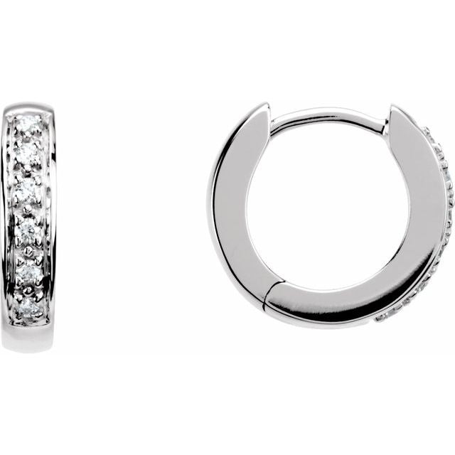 Accented Hoop Earrings