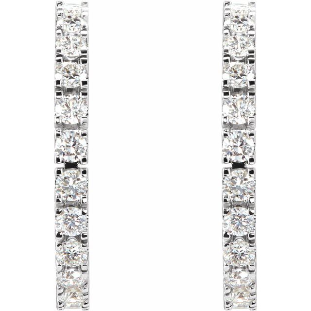 Accented Hoop Earrings