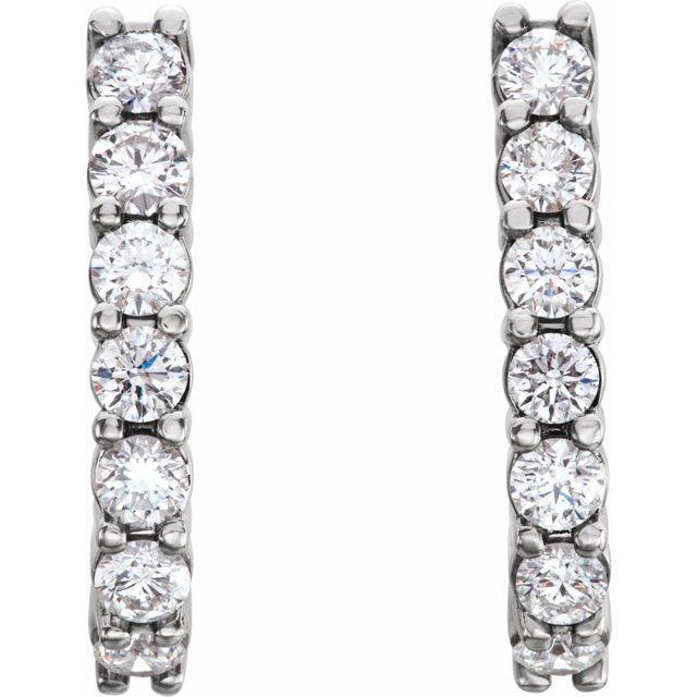 J-Hoop Earrings