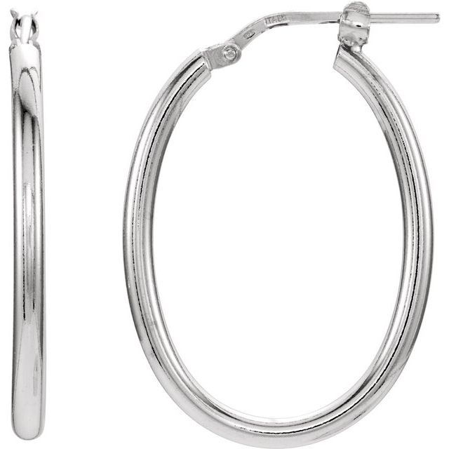 Tube Hoop Earrings