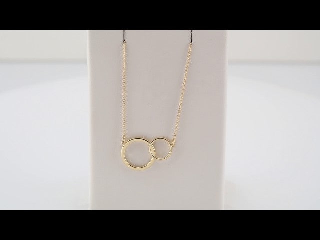 Interlocking Circle Necklace or Center