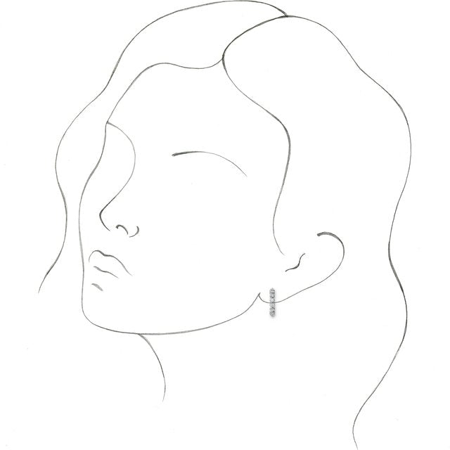 Accented Hoop Earrings