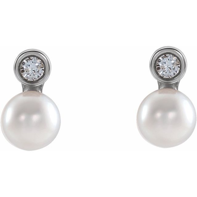 Accented Pearl Earrings