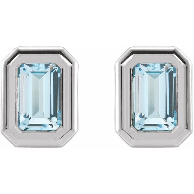 Emerald Solitaire Earrings