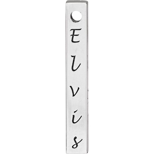 Engravable Bar Necklace or Pendant