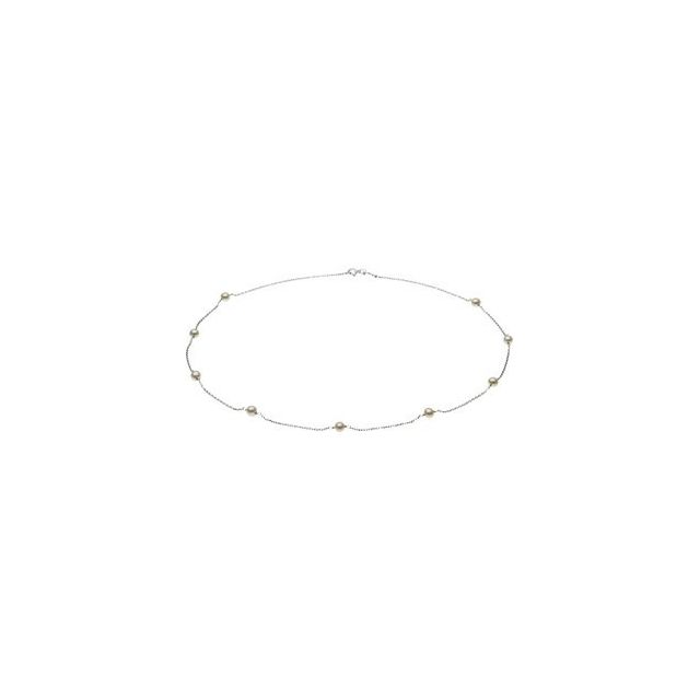 Pearl Station Necklace or Bracelet