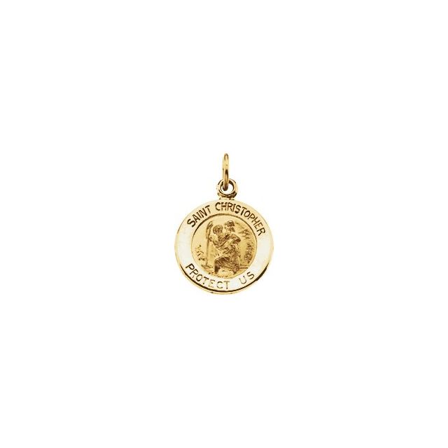 St. Christopher Medal Necklace or Pendant