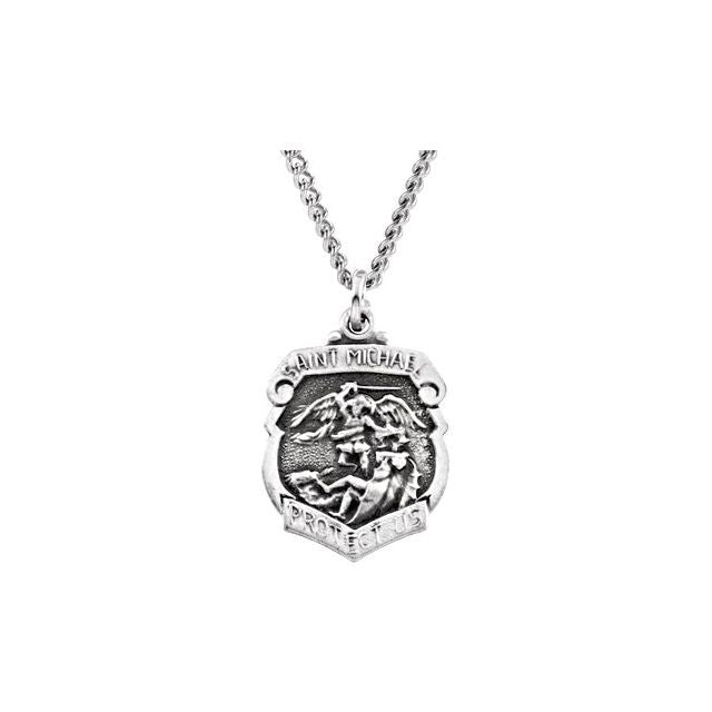 St. Michael Medal Necklace or Pendant