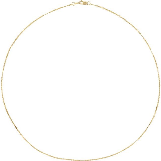 1.1 mm Dapped Cable Chain