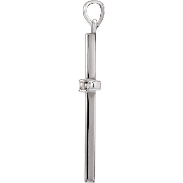 Birthstone Cross Pendant