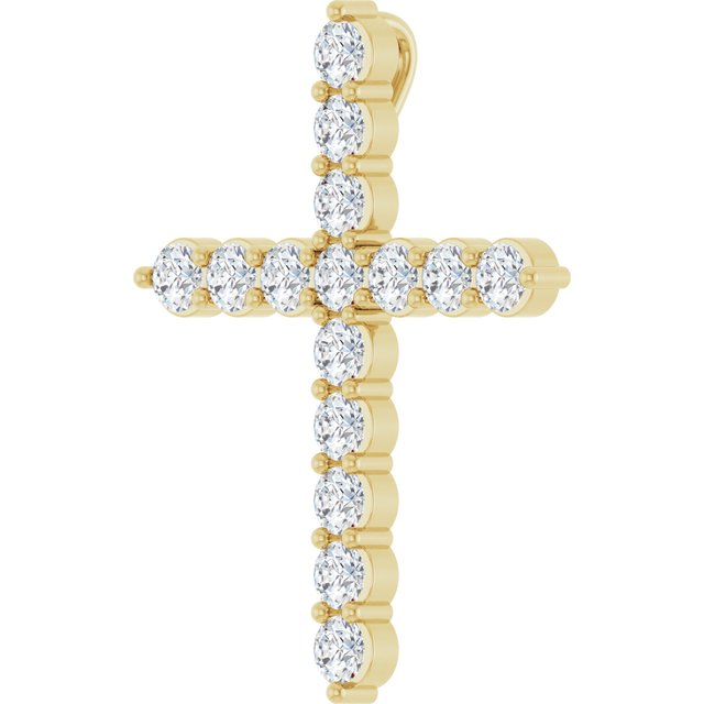 Accented Cross Necklace or Pendant
