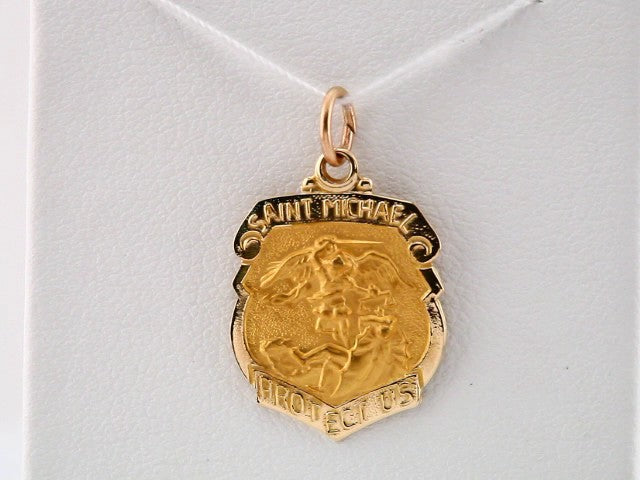 St. Michael Medal Necklace or Pendant