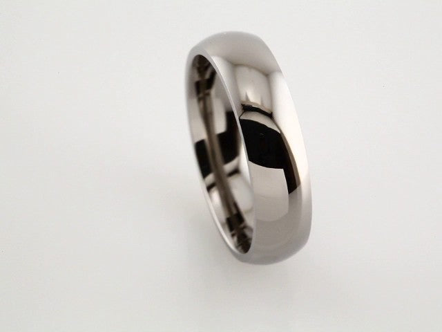 Titanium Domed Band