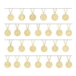 14K Yellow Initial L 16-18" Necklace