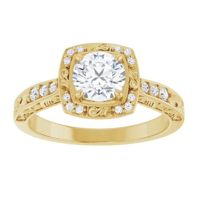 Sculptural Engagement Ring