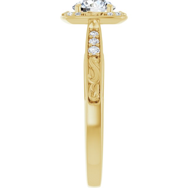 Sculptural Engagement Ring