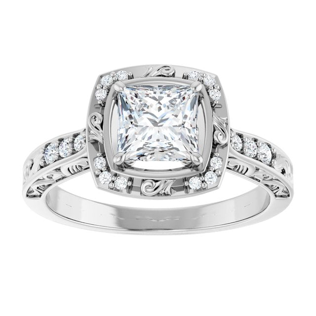 Sculptural Engagement Ring