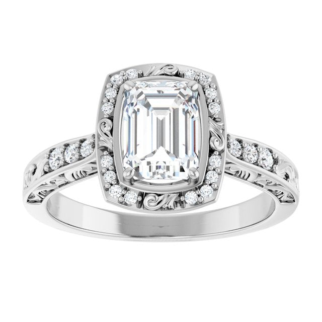 Sculptural Engagement Ring