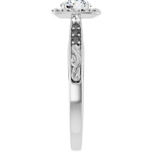 Sculptural Engagement Ring