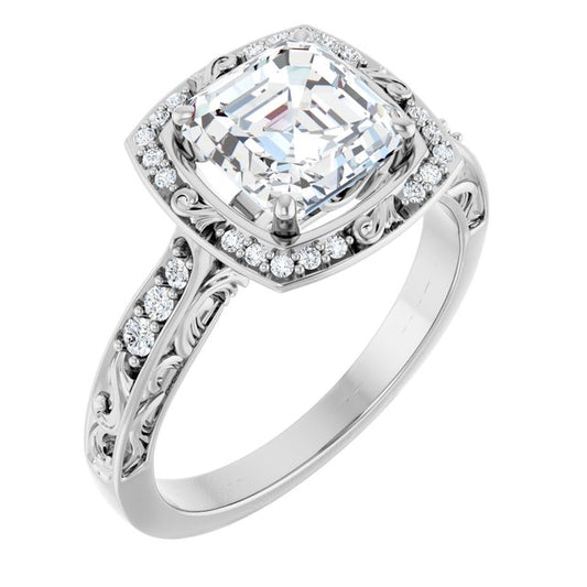 Sculptural Engagement Ring
