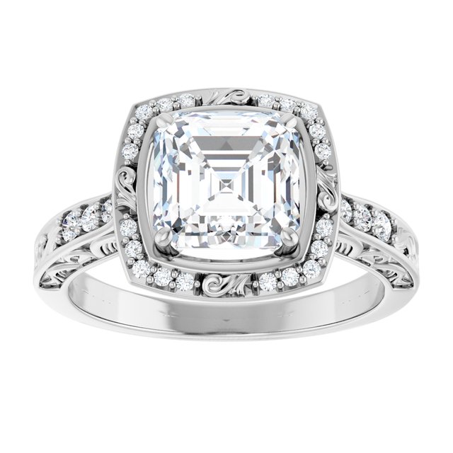 Sculptural Engagement Ring