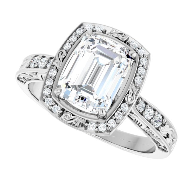 Sculptural Engagement Ring
