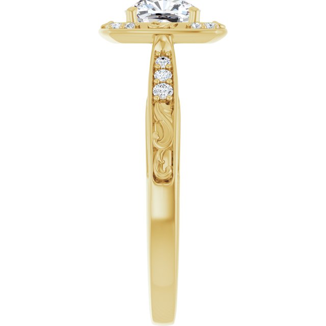 Sculptural Engagement Ring