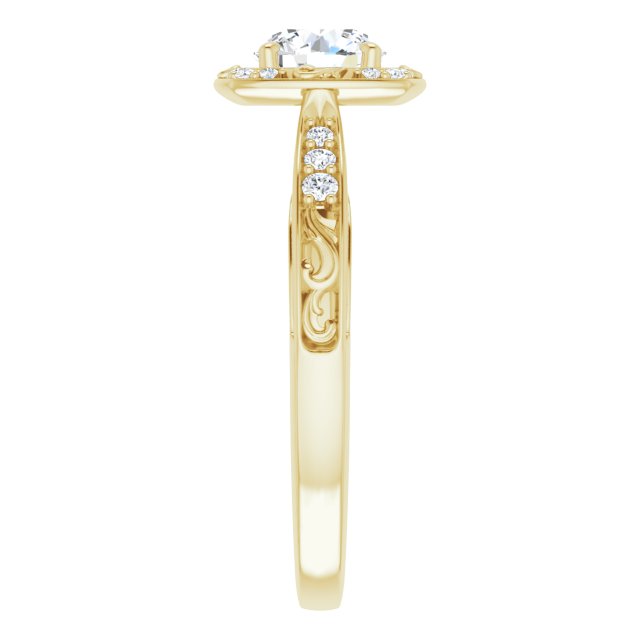 Sculptural Engagement Ring