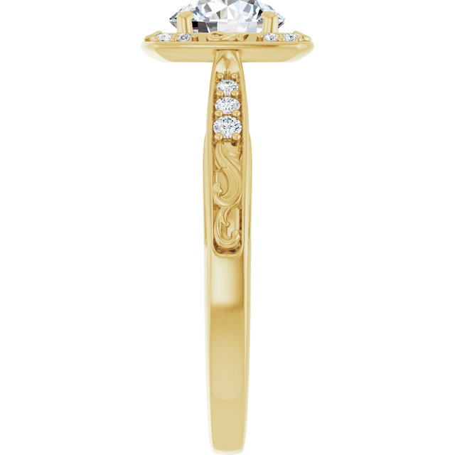 Sculptural Engagement Ring