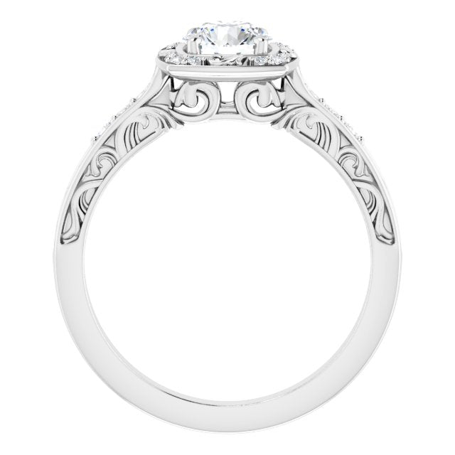 Sculptural Engagement Ring