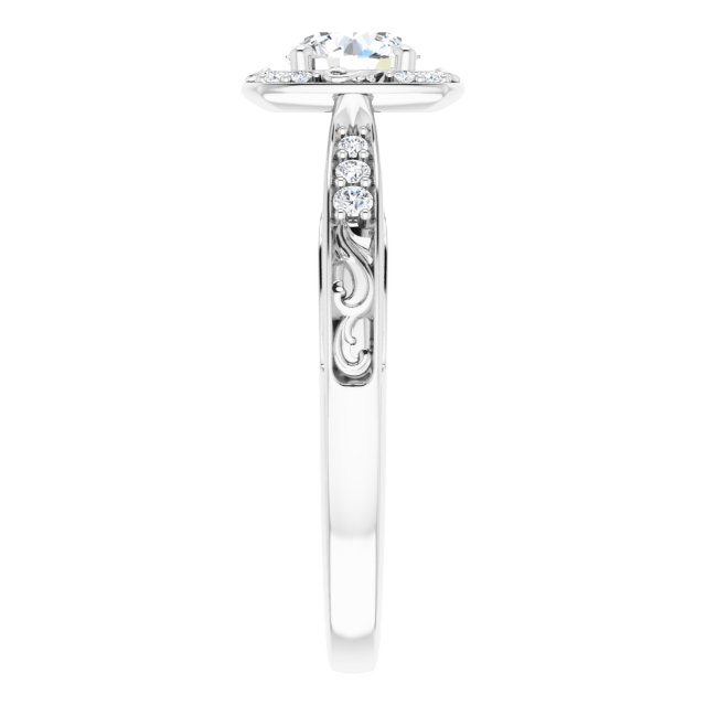Sculptural Engagement Ring