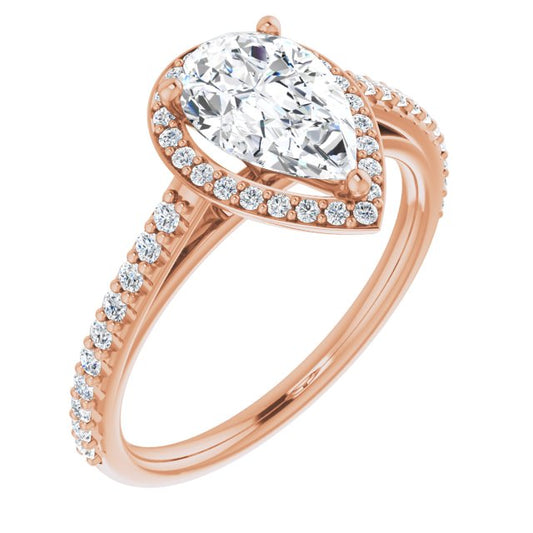 Halo-Style Engagement Ring