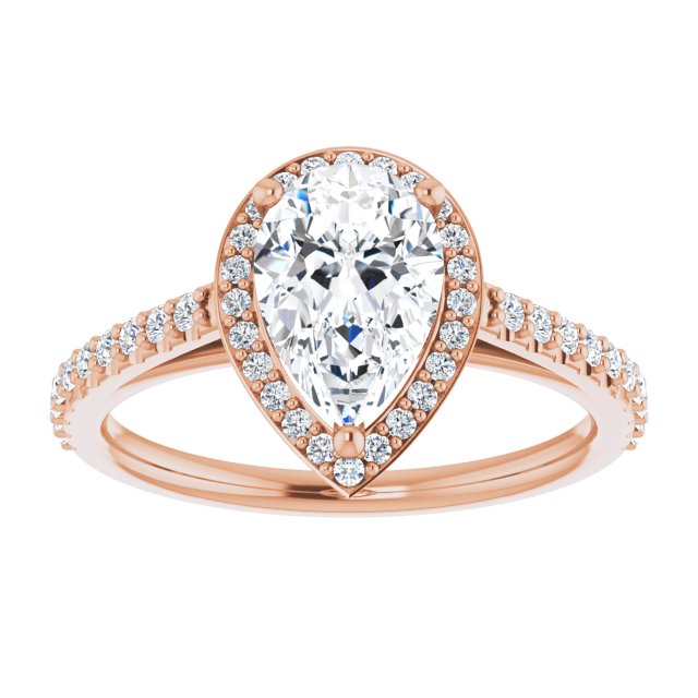 Halo-Style Engagement Ring